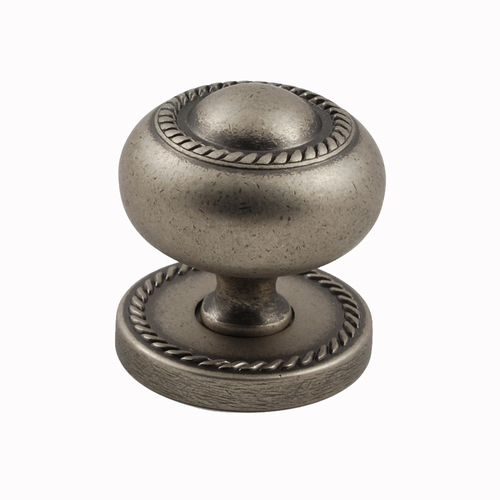Residential Essentials 10201AP Cabinet Hardware Knob, Aged Pewter