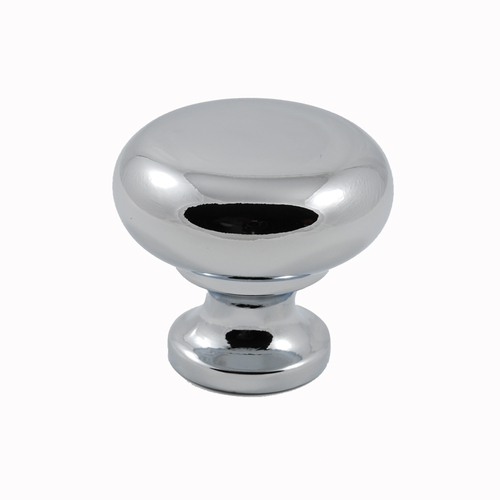 Residential Essentials 10206PC Cabinet Hardware Knob, Polished Chrome
