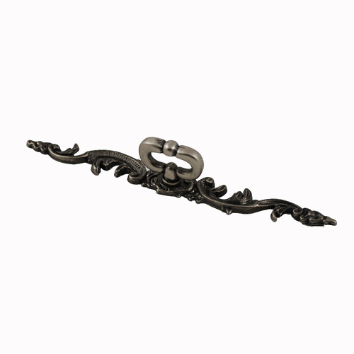 Residential Essentials 10227AP Cabinet Hardware Mock Key with Backplate, Aged Pewter