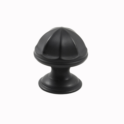 Residential Essentials 10243BK Cabinet Hardware Knob, Black