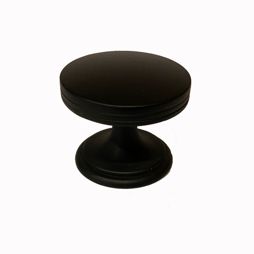 Residential Essentials 10299BK Cabinet Hardware Knob, Black