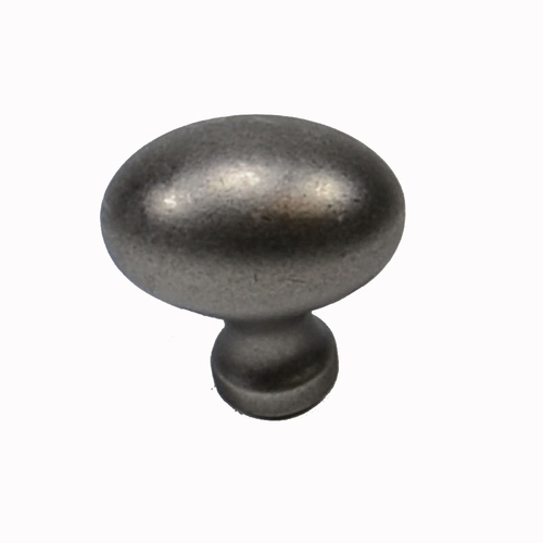 Residential Essentials 10360AP Cabinet Hardware Egg knob, Aged Pewter