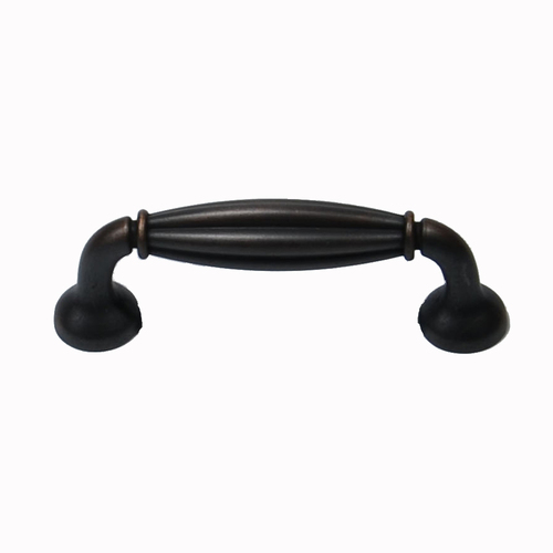 Residential Essentials 10373VB Cabinet Hardware Fluted Pull, Venetian Bronze