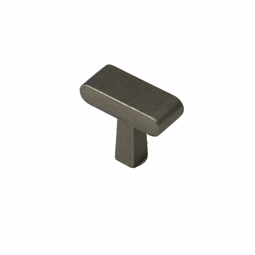 Residential Essentials 10381AP Cabinet Hardware Thin Knob, Aged Pewter