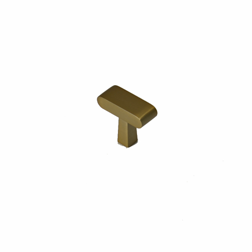 Residential Essentials 10381SB Cabinet Hardware Thin Knob, Satin Brass