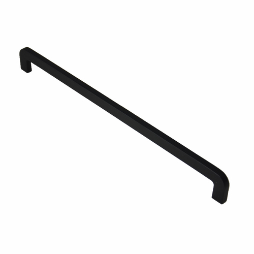 Residential Essentials 10386BK Cabinet Hardware Thin Pull, Black