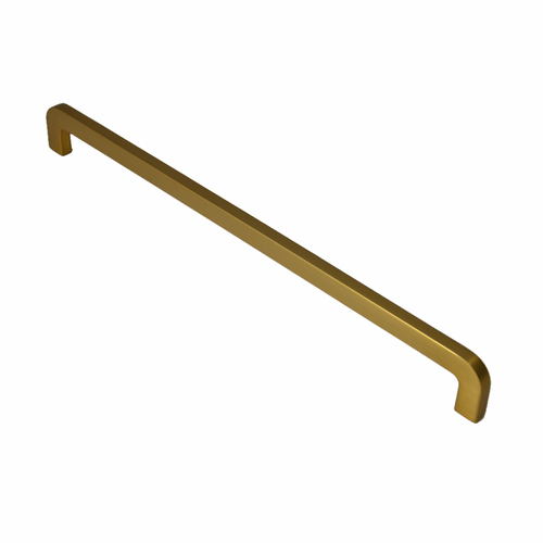 Residential Essentials 10386SB Cabinet Hardware Thin Pull, Satin Brass