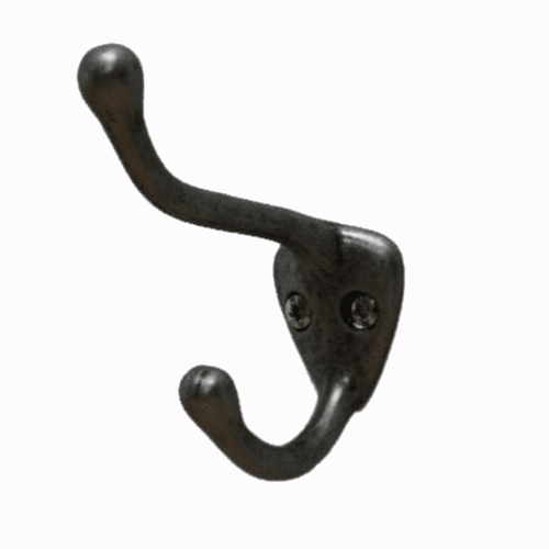 Residential Essentials 10601AP Coat Decorative Hook, Aged Pewter