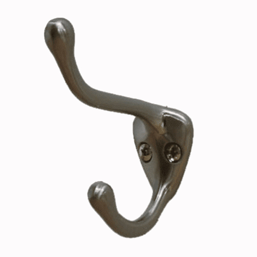 Residential Essentials 10601SN Coat Decorative Hook, Satin Nickel