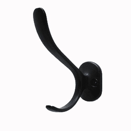 Residential Essentials 10605BK Coat Decorative Hook, Black
