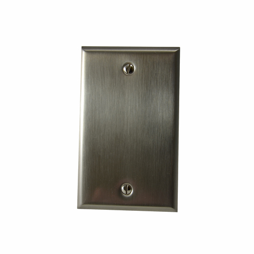 Residential Essentials 10811SN Single Blank Switch Plate, Satin Nickel