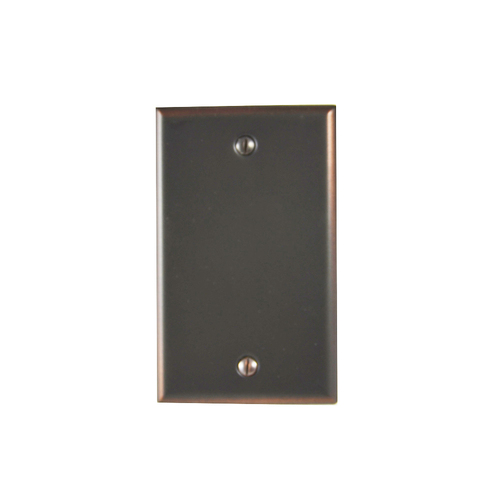 Residential Essentials 10811VB Single Blank Switch Plate, Venetian Bronze