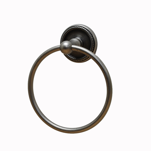 Residential Essentials 2186AP Towel Ring Bath Hardware, Aged Pewter
