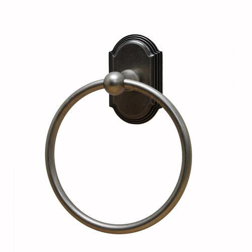Residential Essentials 2386AP Towel Ring Bath Hardware, Aged Pewter