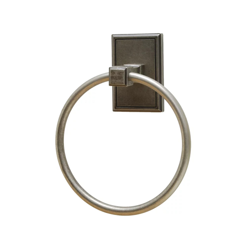 Residential Essentials 2586AP Towel Ring Bath Hardware, Aged Pewter