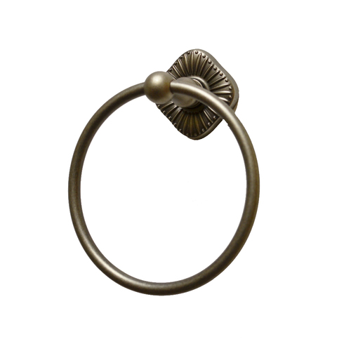 Residential Essentials 2686AP Towel Ring Bath Hardware, Aged Pewter
