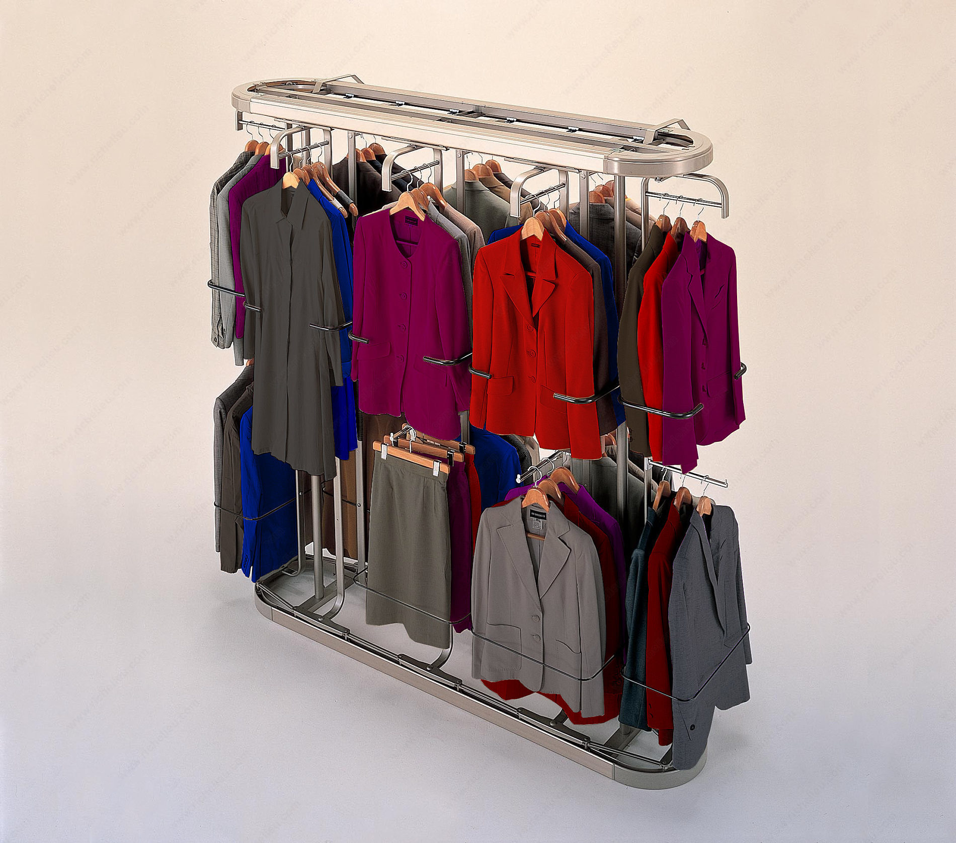 Electric rotating clothes rack sale