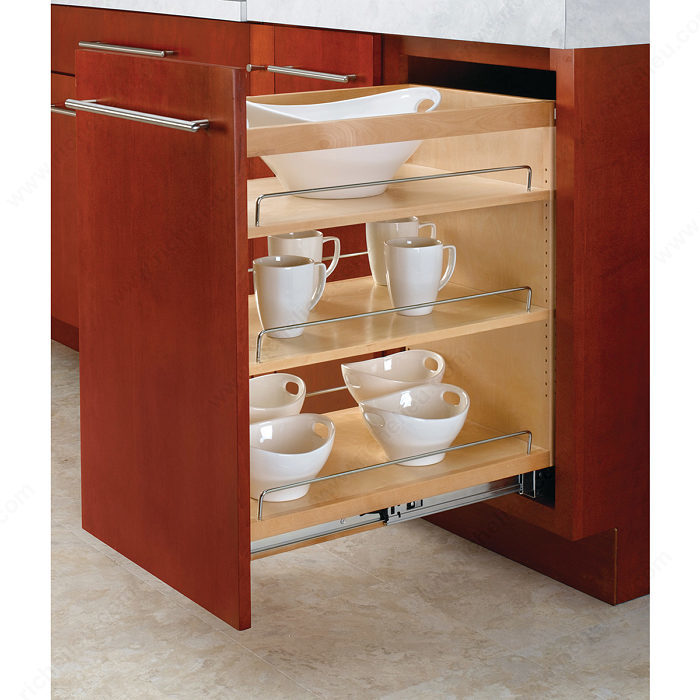 Rev-A-Shelf 5-1/2 inch Pull-Out Base Organizer, Chrome