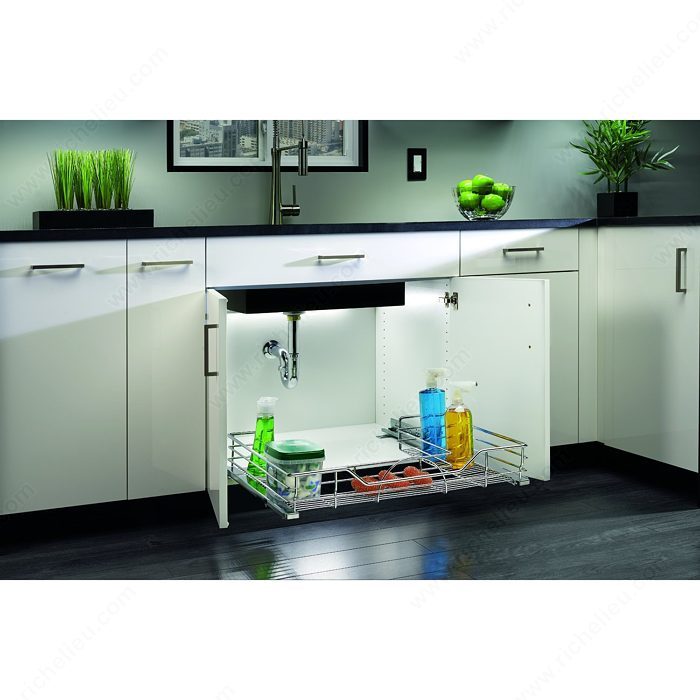 U-Shaped Undersink Pull-Out w/Soft Close, 5786-33CR