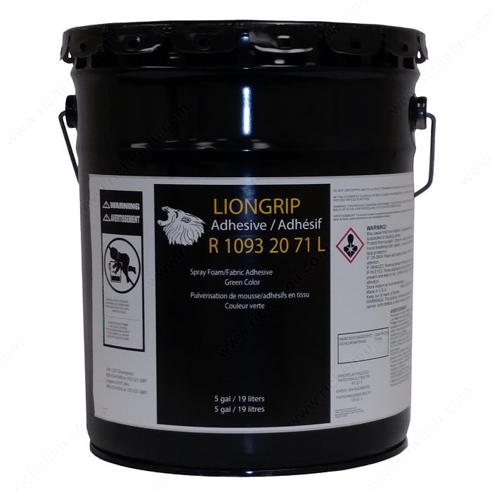 Richelieu R1093NF2071L Foam / Fabric Adhesive Spray - LIONGRIP R1093NF