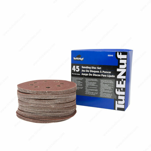 Richelieu 03545 45-Piece Assorted Grit Sanding Discs