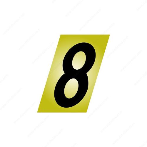 Richelieu 1001574 Metal-Stik Aluminum House Numbers Letters