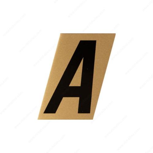 Richelieu 1001612 Aluminum House Numbers Letters - Metal-Stik