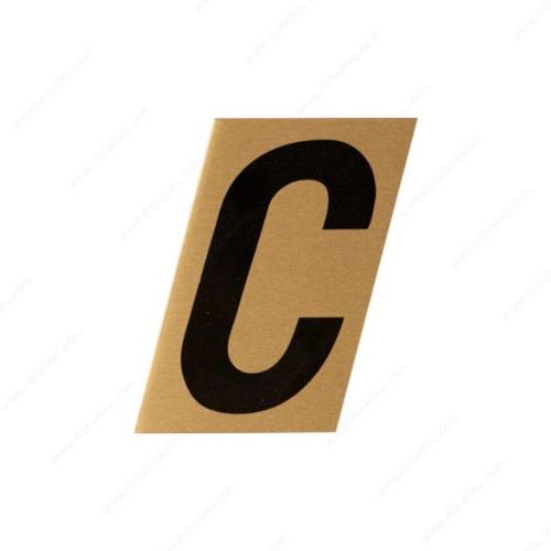 Richelieu 1001639 Aluminum House Numbers Letters by Metal-Stik