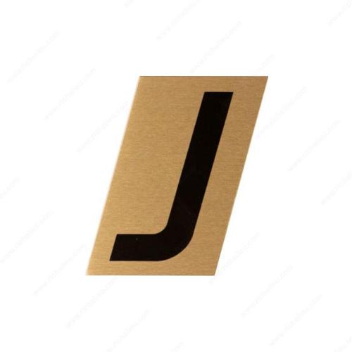 Richelieu 1001728 Metal-Stik Aluminum House Numbers Letters