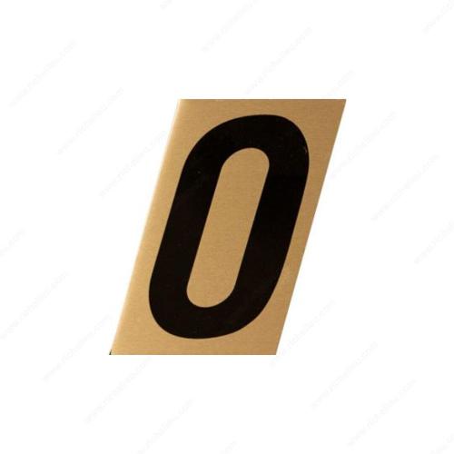 Richelieu 1001779 Metal-Stik Aluminum House Numbers Letters