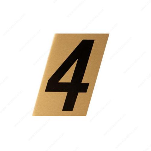 Richelieu 1002015 Aluminum House Numbers Letters by Metal-Stik
