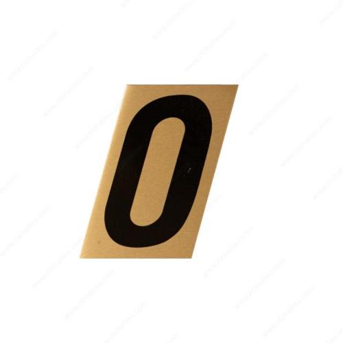 Richelieu 1002082 Aluminum House Numbers Letters - Metal-Stik