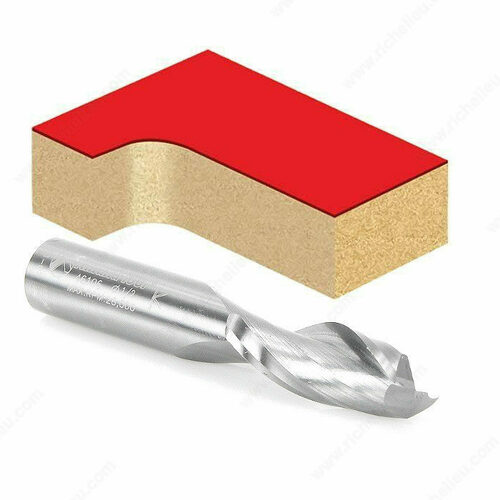 Richelieu AT46202 Solid Carbide Spiral Plunge CNC Router Bit