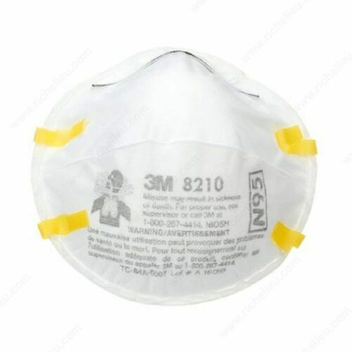 Richelieu 9608210 N95 Dust Respirator 8210