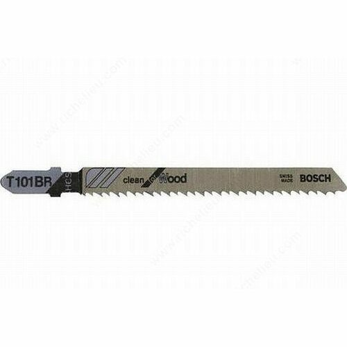 Richelieu 101BR Straight Fine Down Cut Blade - Splinter-Free Wood
