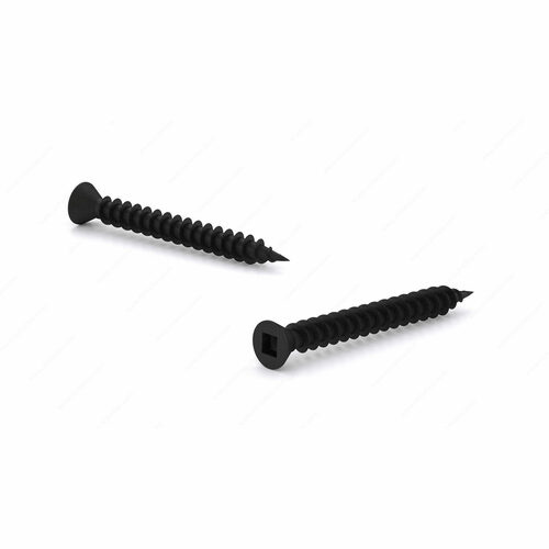 Richelieu DWTH6158 Flat Finishing Head Drywall Screw, Square Drive, Fine Thread, Type S Point