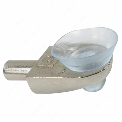 Richelieu BP58494180 Suction Cup Glass Shelf Pin