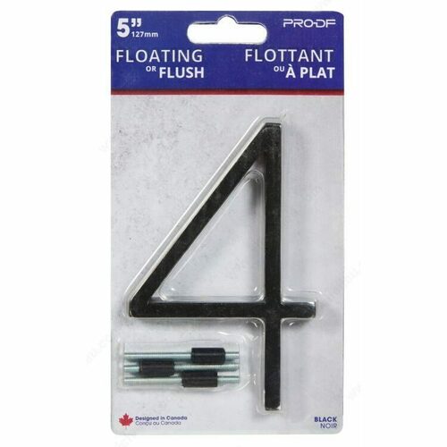 Richelieu 1050724 Floating House Number Sign