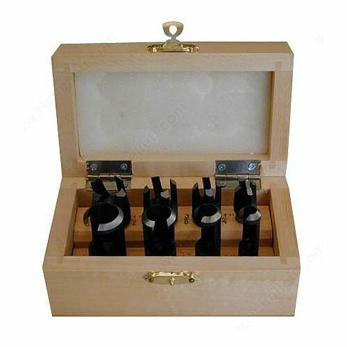 Richelieu AT607500 8-Piece Wood Plug Cutter Set
