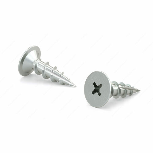 Richelieu 918010 Zinc-Plated Type 17 Wood Screw, PowerHead, Phillips Drive, Coarse Thread