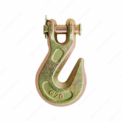 Richelieu 115691 Chromate Gold Clevis Hook