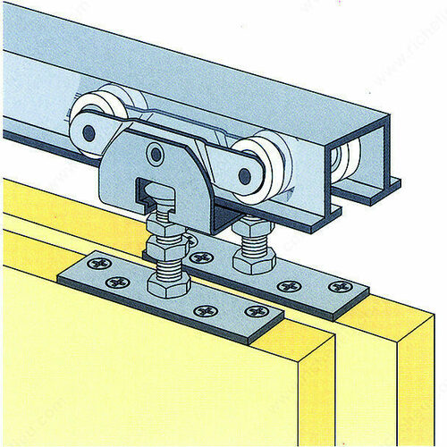 Richelieu GT722224 Bi-Passing Door Track Set - 3/4