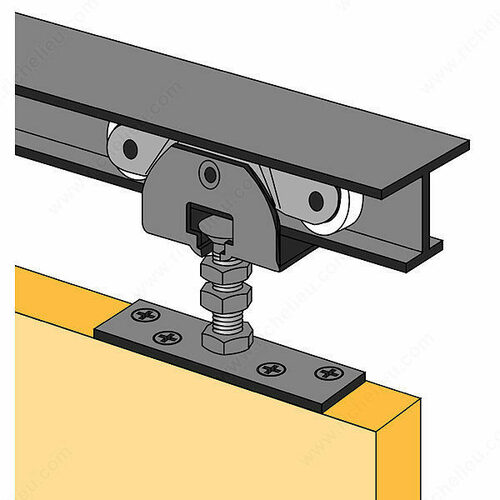 Richelieu GT712224 Pocket Door Track Set - 1/4