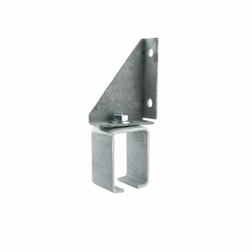Richelieu 24648081GAV Adjustable Galvanized Steel Wall Mount Box Rail Bracket