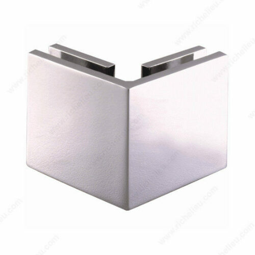 Richelieu SC1SQ90G160 90 Glass-to-Glass Corner Clamp - Square