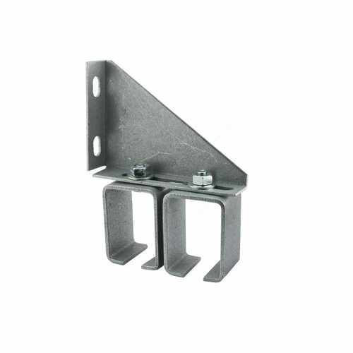 Richelieu 24651074GAV Adjustable Galvanized Steel Box Rail Bracket - Wall Mount