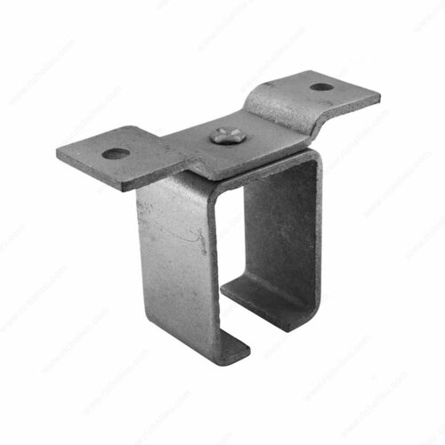 Richelieu 24648080GAV Galvanized Steel Low Box Rail Bracket - Overhead Mount