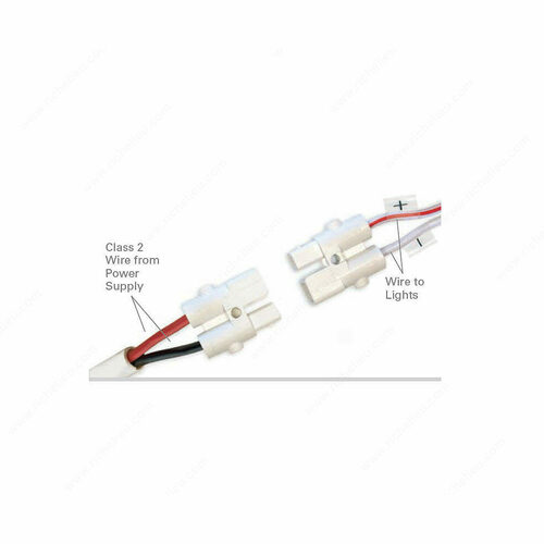 Richelieu LLEDWCONBL TRESCO 10-Piece DIY Barrel Connector Set