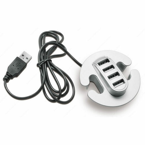 Richelieu BP71881040100 4-Port USB 2.0 Hub with Cable