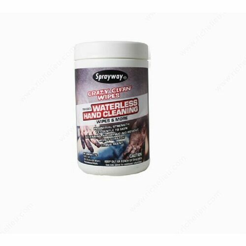 Richelieu D010983 Crazy Clean Waterless Wipes